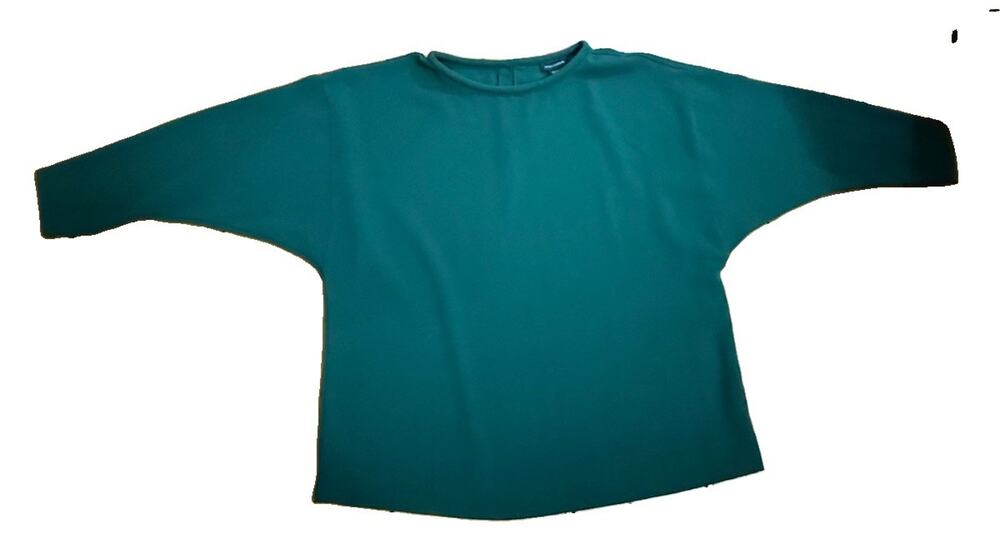 LORD & TAYLOR Women’s Forest Green Blouse Dolman Sleeves Size Medium